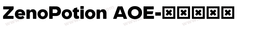 ZenoPotion AOE字体转换